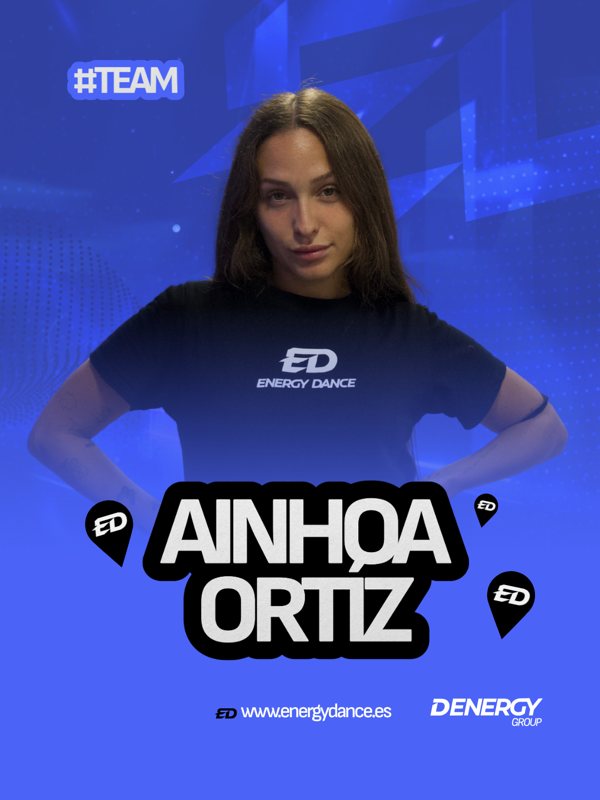 Ainhoa Ortiz, equipo de Energy Dance Studios