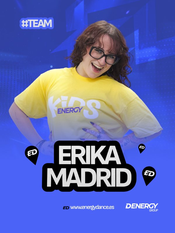 Erika Madrid, equipo de Energy Dance Studios