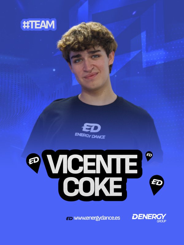 Vicente Coke, equipo de Energy Dance Studios